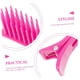 thumbnail image 4 of 2 pinzas para levantar la raíz del cabello para peinar y dar volumen, pinzas para separar secciones del cabello para secado con secador., 4 of 5