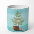 thumbnail image 4 of Carolines Treasures BB9240CDL 3.75 x 3.25 in. Unisex Eurasian Beaver Christmas 10 oz Decorative Soy Candle, Teal, 4 of 5