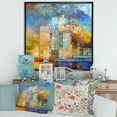 thumbnail image 2 of Designart 'Skypscrapers In Futuristic City' Modern Framed Canvas Wall Art Print, 2 of 5