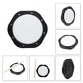 thumbnail image 4 of 10-Inch Drum Practice Pad with Drumsticks Carrying Bag for Training, 4 of 7
