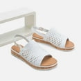 thumbnail image 4 of AXXD Women White Sandals Clearance 6.5 Summer Casual Shoes Fish Mouth Thick Sole Hollowed Out Sandals, 4 of 4