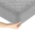 thumbnail image 1 of Costway Queen Size Mattress Protector with Deep Pocket Sponge Padding Anti-slip Bottom Gray, 1 of 10