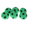 thumbnail image 3 of 6 pelotas de fútbol mini EVA de 2,4 pulgadas para niños, juguete para interior y exterior, color verde, 3 of 8
