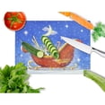 thumbnail image 2 of Carolines Treasures ARA0143LCB Christmas Santas Sleigh by Roy Avis Glass Cutting Board Large, 12H x 16W, multicolor, 2 of 2
