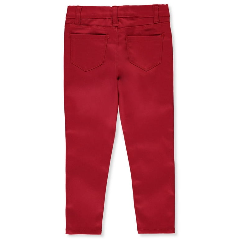 Real Love Girls Twill Jeggings red 3t Toddler Walmart