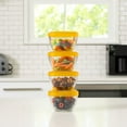 thumbnail image 2 of Libbey Serve It 16 Piece 2 Cup Glass Storage Bowl Container Set with Yellow Plastic Lids, 2 of 6