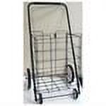 Helping Hand 4-Wheel Jumbo Folding Shopping Cart, Black - image 2 of 2