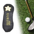 thumbnail image 3 of Funda de cabeza de palo de golf Sunnimix PU impermeable antideslizante 14.6x5.9 pulgadas Negro, 3 of 8