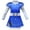 Blue, variant on Girls Alien Costume Kids Halloween Dress Up Cheerleader Outfits