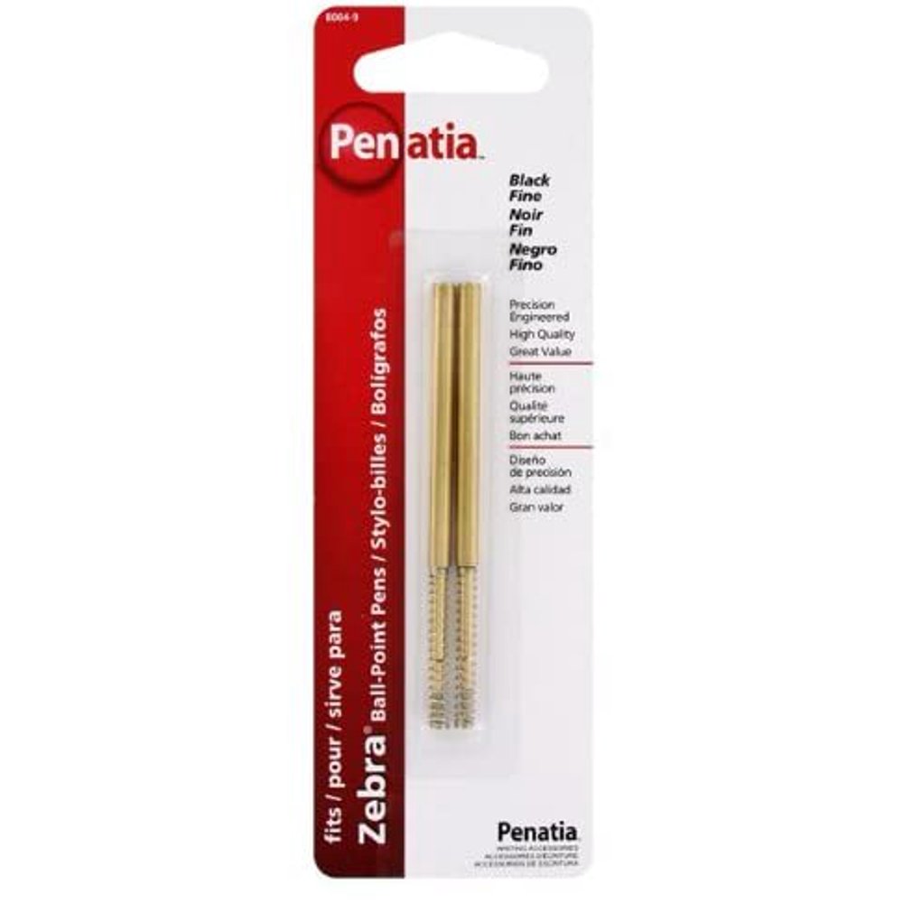 Penatia Zebra F301 pen Refills 80049 Fine BallPoint Pen Black NEW