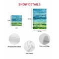 thumbnail image 7 of Blue Green Kitchen Dish Towels for Drying Dishes Set of 2, Gradient Watercolor Modern Abstract Art Waffle Weave Microfiber Hand Tea Bathroom Towels Quick Dry & Absorbent Towel 12x12, 7 of 7