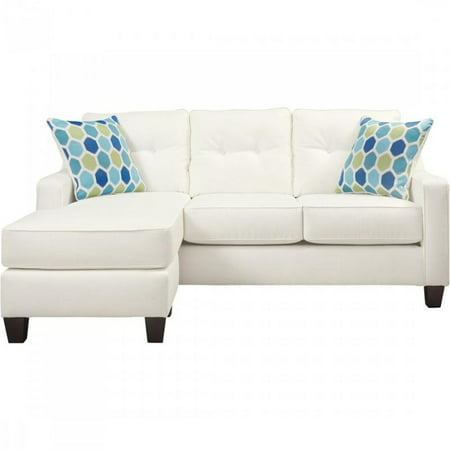 Ashley Furniture Aldie Nuvella Sofa Chaise In White 6870418