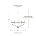 thumbnail image 4 of Capital Lighting 428551 Greyson 5 Light 29" Wide Taper Candle Chandelier - Bronze, 4 of 7