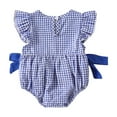 thumbnail image 6 of Kogui 4th of July Bodysuit Baby Girl Baby Girls' Short-Sleeve Bodysuit Funny Jumpsuit Outfit for Infant Toddlers 0 3 6 9 12 18 24 Months (Blue,12-18 Months), 6 of 6