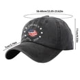 thumbnail image 3 of kaondbfi 4th of July Summer Patriotic Accessories Caps 250th Anniversary Usa Hat for Women Casual Independence Day Graphic Print Cowboy Hat Baseball Cap, 3 of 3