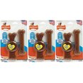thumbnail image 1 of Nylabone Puppy Chew Textured Ring Bone Chicken, MD/Wolf 2PK, 1 of 6