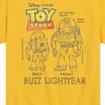 thumbnail image 3 of Toy Story 4 - Buzz Sketches - Toddler & Youth Short Sleeve Graphic T-Shirt, 3 of 5