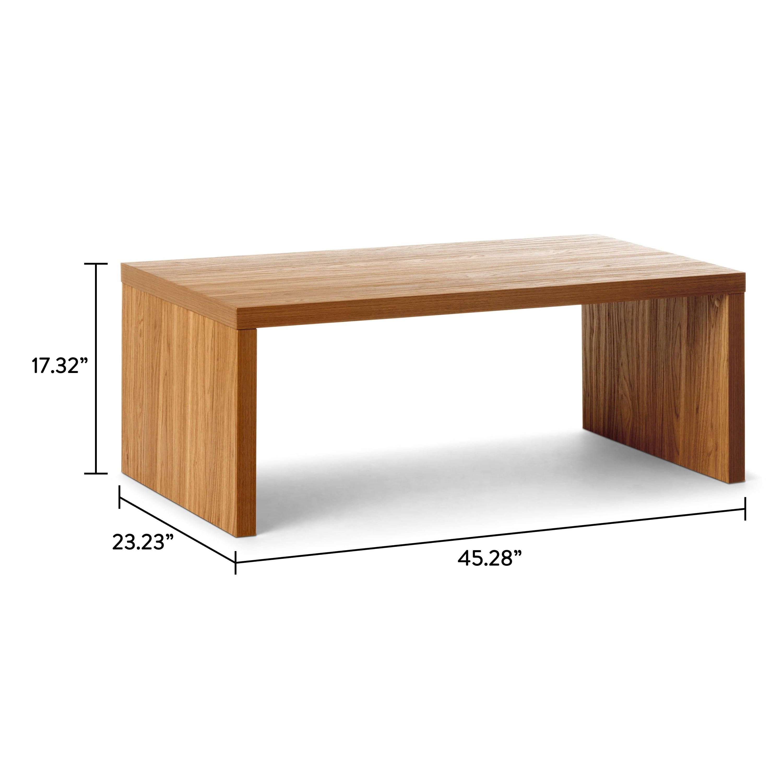 Mainstays Multi-Use Coffee and End Table Set, Warm Walnut Finish