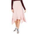 thumbnail image 1 of I.N.C Womens Sharkbite Asymmetrical Skirt, Pink, 4, 1 of 1