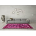 thumbnail image 3 of Ahgly Company Indoor Rectangle Abstract Pink Modern Area Rugs, 6' x 9', 3 of 4