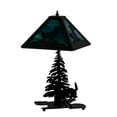 thumbnail image 5 of Meyda Tiffany 228151 Lone Deer 21" Tall Buffet Table Lamp - Black, 5 of 6