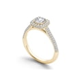 thumbnail image 2 of 1-1/2 Carat T.W. Diamond Double Halo 14kt Yellow Gold Engagement Ring, 2 of 4