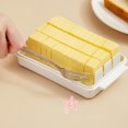 thumbnail image 3 of 2 Pcs Rectangular Cheese Storage Box Butter Container Designed For Cold Storage, 3 of 7
