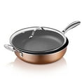 thumbnail image 2 of Gotham Steel Sauté Pan Multipurpose Jumbo Cooker with Glass Lid 5.5 Qt, 2 of 2