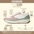 thumbnail image 2 of Cushionaire Score Platform Sneakers for Women, Lightweight Tennis Shoes with Adjustable Laces and Memory Foam, Wide Widths Available, 2 of 16