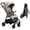 Khaki, variant on Vrhot Lightweight Baby Stroller, Compact One Hand Fold Design, Toddlers and Babies 0-36 Months, 13 lbs, Unisex, Khaki