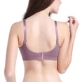 thumbnail image 3 of JOELY 1 PACK Full Bust Seamless Nursing Maternity Bras M-XXL Hands-free Pumping Bralette Underwear, 3 of 6