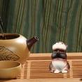 thumbnail image 4 of DOLITY Small Otter Tea Pet Crafts Clay Mini Otter Sculpture for Bathroom Shelf Cafe, 4 of 9