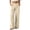AC03-Khaki, variant on Women'S Wide Leg Linen Pants High Waist Straight Leg Dress Pants 2026 Casual Business Work Trousers With Pockets Navy S