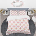 thumbnail image 2 of Designart 'Triangular Retro Design VII' Mid-Century Modern Duvet Cover Set, 2 of 4