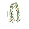 thumbnail image 2 of Tyidzon Artificial Christmas Garlands 5.9Ft Faux Hanging Greenery Ivy Christmas Garlands for Fireplace, Table, Window, Stairs, Mante, Holiday Indoor Outdoor Home Decor, 2 of 6