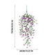 thumbnail image 3 of pstuiky Flores artificiales de plástico de eucalipto, violetas y enredaderas verdes para colgar en la pared de la sala de estar., 3 of 7