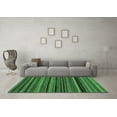 thumbnail image 3 of Ahgly Company Indoor Rectangle Abstract Emerald Green Modern Area Rugs, 5' x 8', 3 of 4