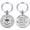Aquarius, variant on Zodiac Keychain - 12 Constellations Birthday Gifts for Men Women - Virgo Libra Scorpio Sagittarius Bday Keyring