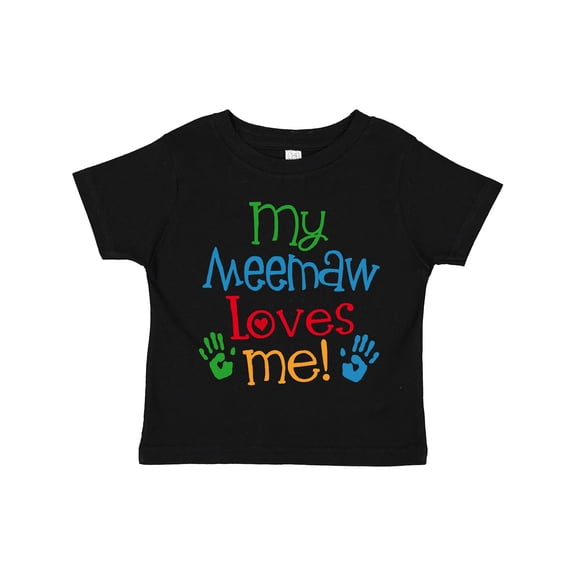 Inktastic Me Meemaw Loves Me Cute Boys or Girls Toddler T-Shirt