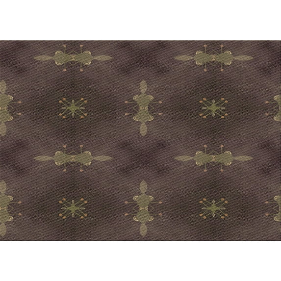 Ahgly Company Machine Washable Indoor Rectangle Transitional Burgundy Brown Area Rugs, 7' x 10'