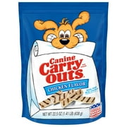 Canine Carry Outs Chicken Flavor Soft Dog Treats, Chewy Dog Snacks for Training, 22.5 oz Bag