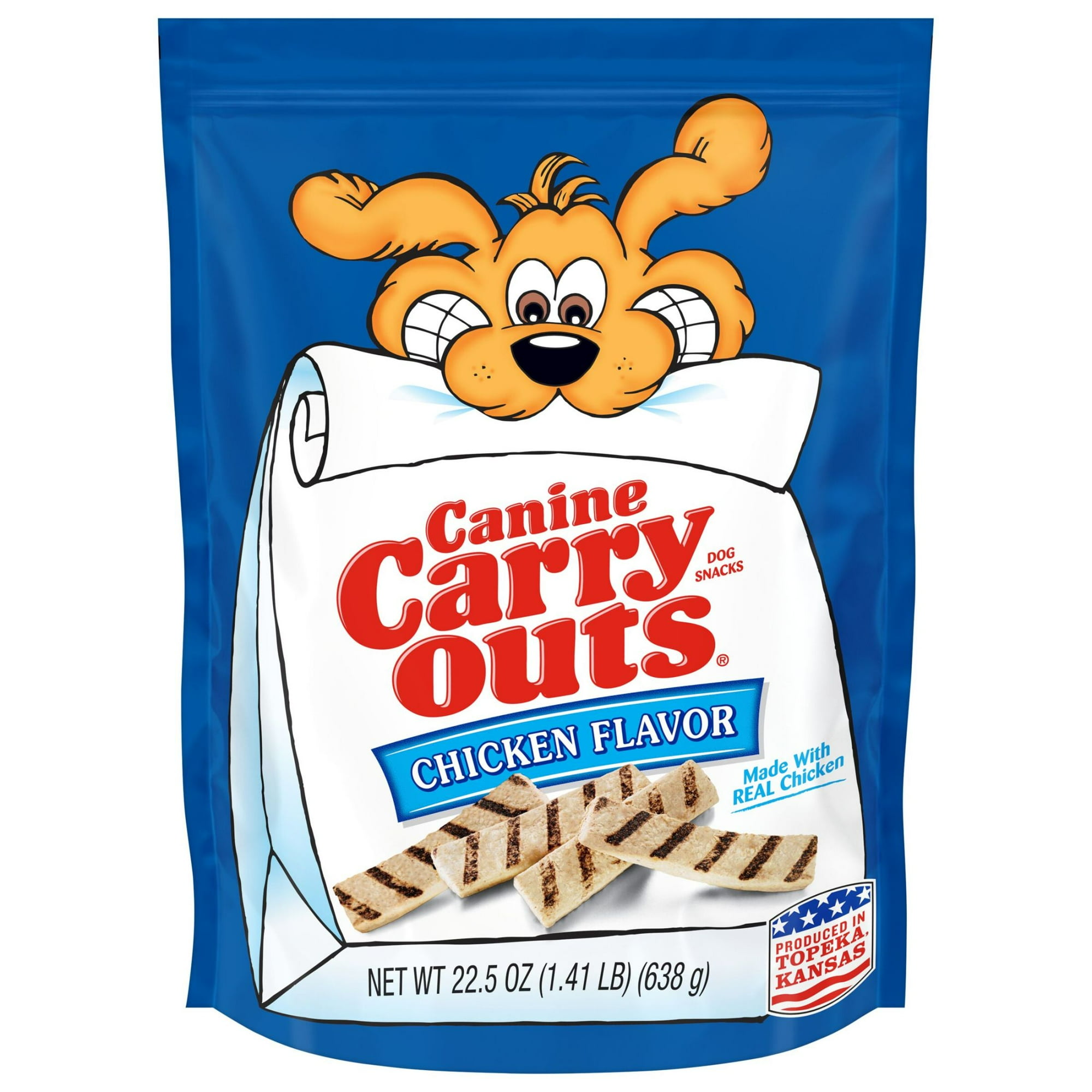 Canine Carry Outs Chicken Flavor Soft Dog Treats, Chewy Dog Snacks for Training, 22.5 oz Bag