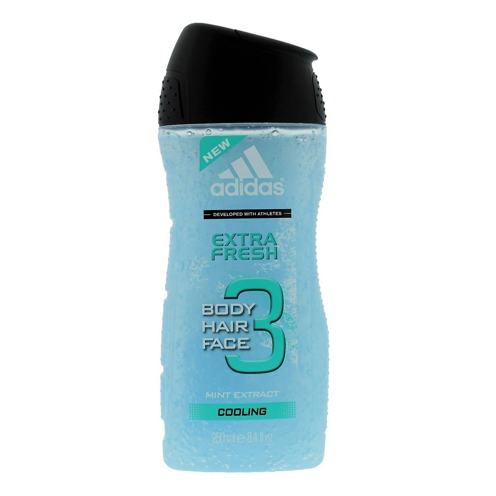 Adidas Extra Fresh 3in1 Body, Hair and Face Shower Gel
