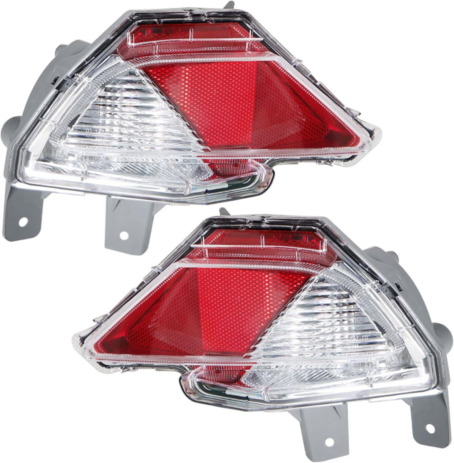 KAKSEY Rear Bumper Reflector Tail Light Fog Lamp Compatible With Audi