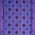 thumbnail image 1 of Ahgly Company Indoor Square Abstract Purple Modern Area Rugs, 8' Square, 1 of 4