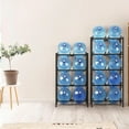 SYEURHD 5 Gallon Water Bottle Holder 5 Tier Water Jug Rack Water Jug