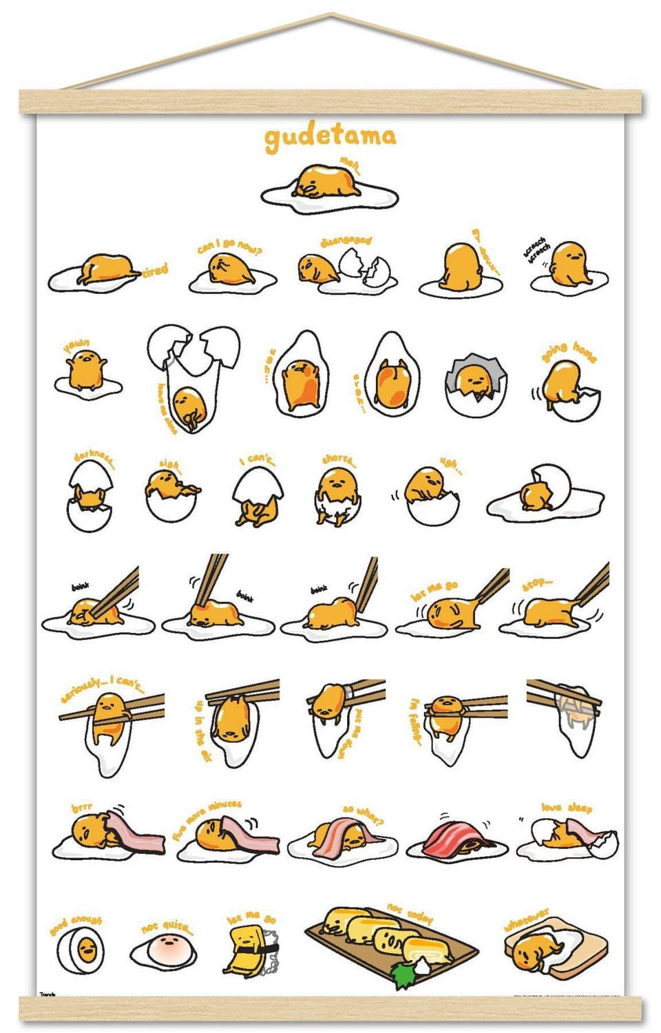 Gudetama - Grid Wall Poster