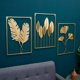 thumbnail image 3 of Decoración de pared NQ Adornos colgantes de metal de hierro forjado hoja de plátano, 3 of 4