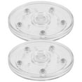 thumbnail image 3 of MasteelfCA 2Pcs Clear Acrylic Turntable 360-degree Rotating Turntable Home Spice Turntable Desktop Turntable, 3 of 7