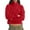 Z023-Red, variant on BDPORKAS Fleece Quarter Zip Hoodie Women Winter Soft Oversized Sweatshirt for Women Cozy Warm Fuzzy Sherpa Pullover Jacket Tops Wine L